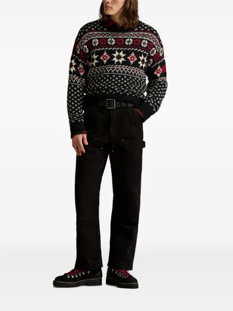 Polo Ralph Lauren fair-isle pattern crew-neck sweater