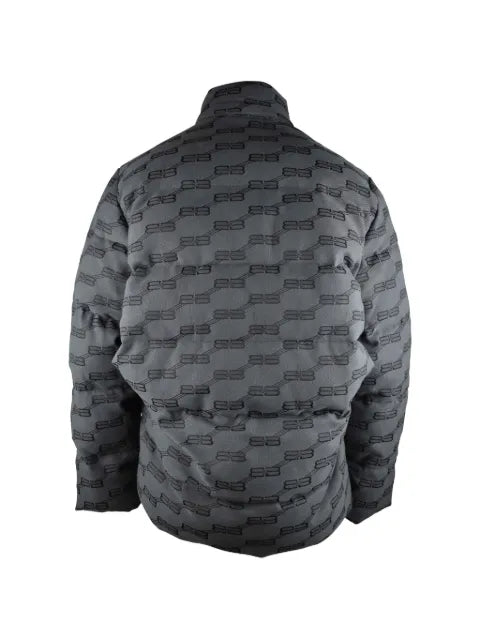 Balenciaga logo-pattern padded jacket