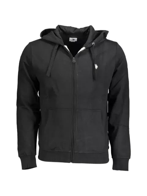 U.S. POLO ASSN. logo-detail zip-up hoodie