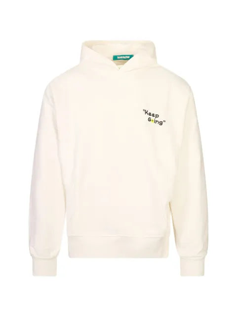 BARROW Keep Going-print hoodie