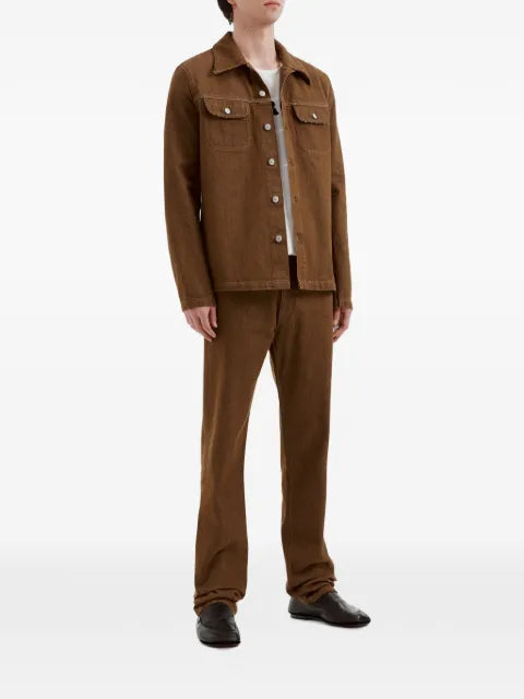 MM6 Maison Margiela contrast-stitch denim jacket