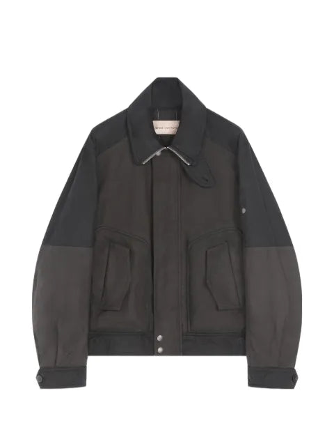 DRIES VAN NOTEN overdyed cotton jacket
