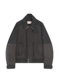 DRIES VAN NOTEN overdyed cotton jacket