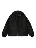 Givenchy windbreaker in polyfaille with givenchy stamp embroidery