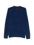 Barbour raglan-sleeve logo-embroidered sweater