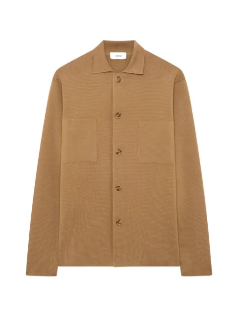 Lardini knitted trucker cardigan