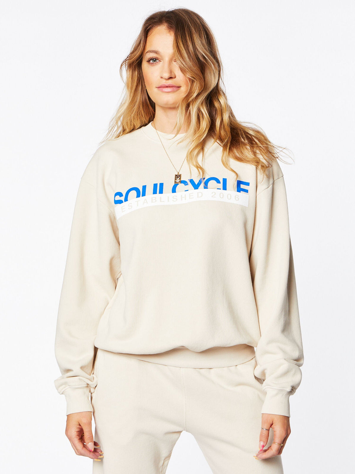 SAM CREW SWEATSHIRT CREAM