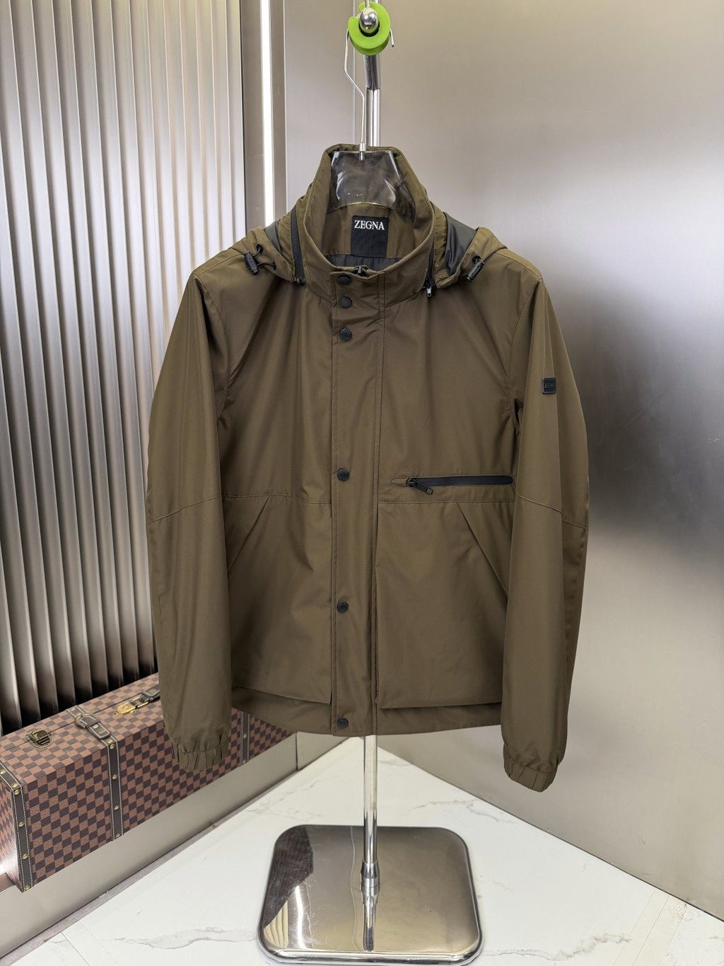 Zegna Hooded Utility Jacket