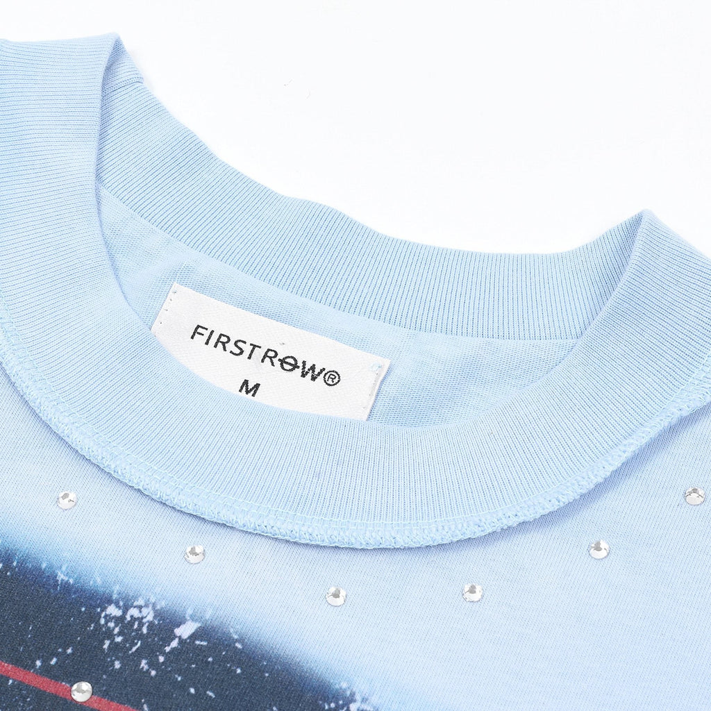 FIRST ROW Lost Utopia Ruins Dream Cropped T-Shirt