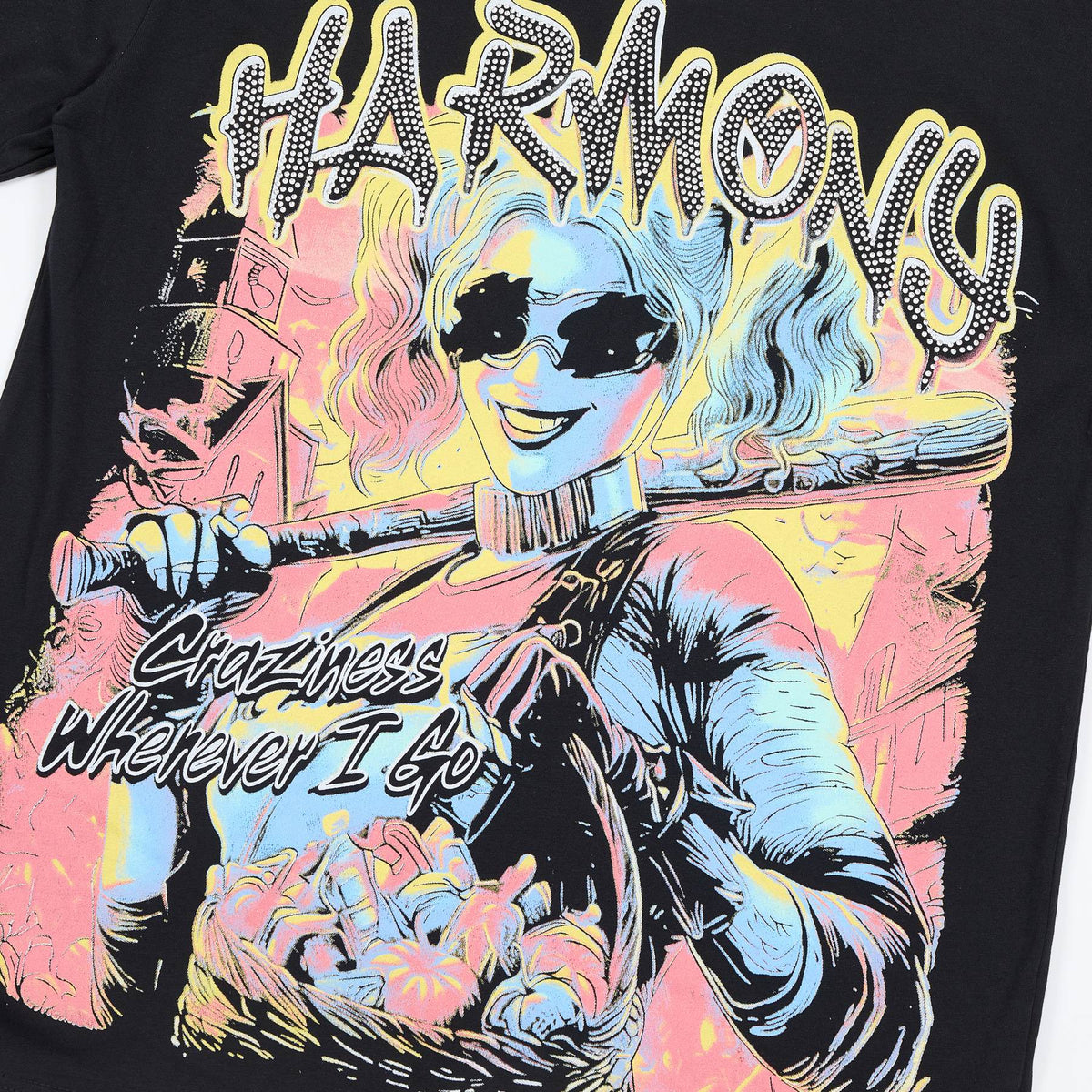 Harmony Craziness Wherever I Go Graphic T-Shirt