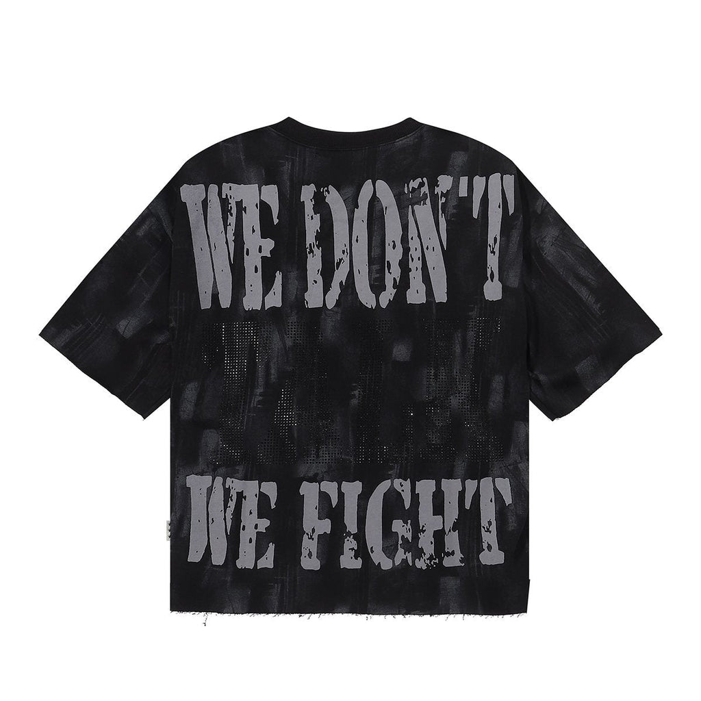 BKYS Revival Fight Club Graphic Cropped T-Shirt