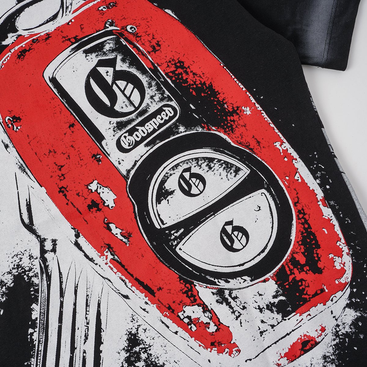 Godspeed Washed Car & Key Graphic Short-Sleeve T-Shirt