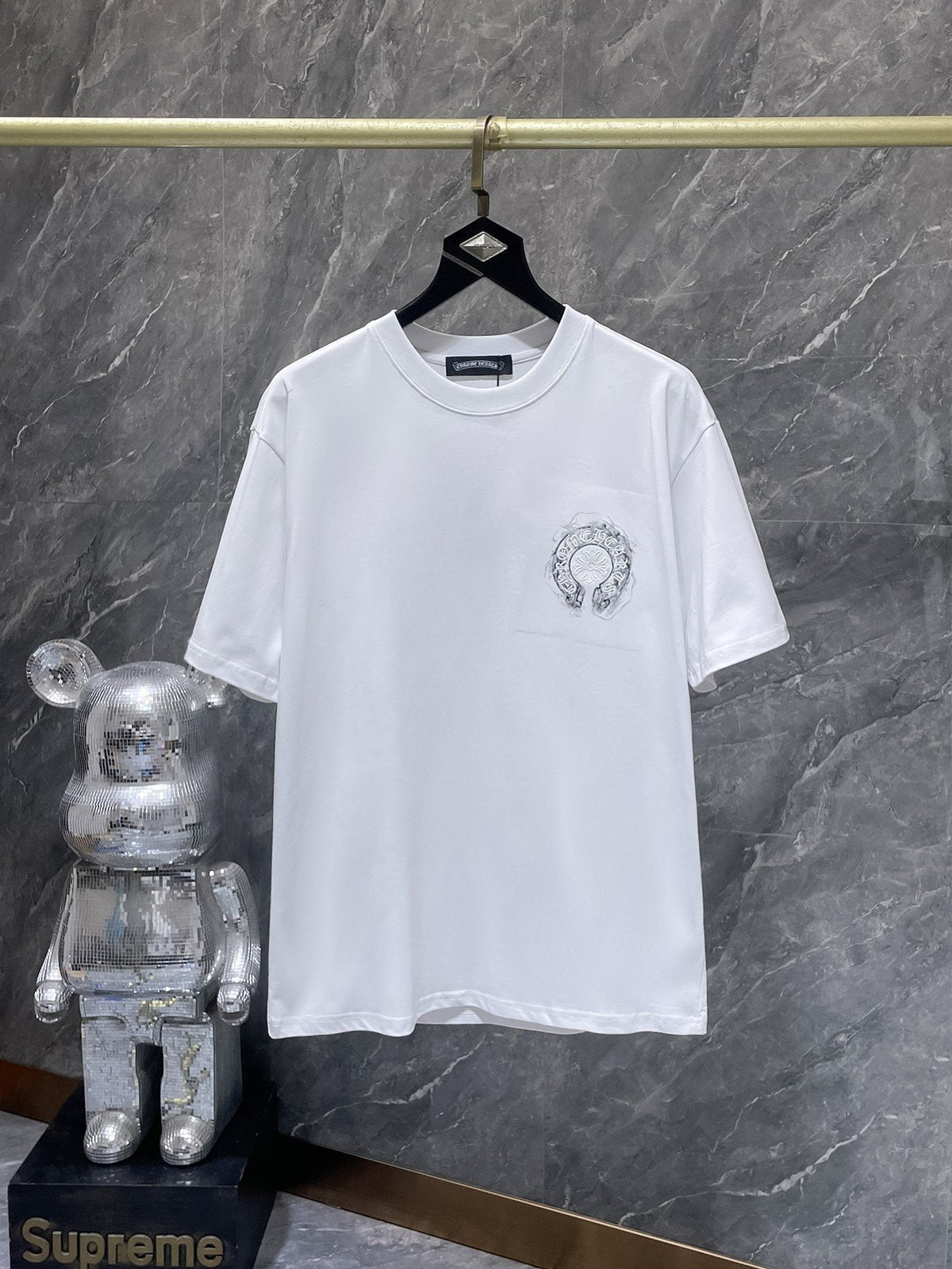 Chrome Hearts Horseshoe Graphic Short-Sleeve T-Shirt