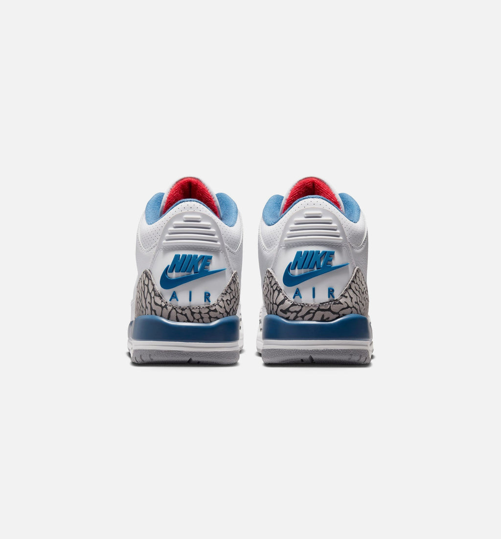 Air Jordan 3 Retro OG True Blue Grade School Lifestyle Shoes