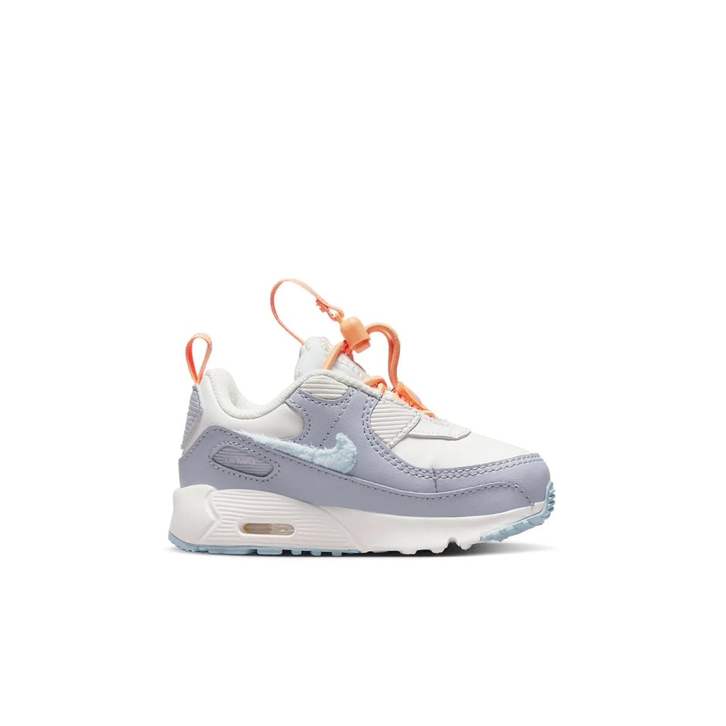Toddler's Nike Air Max 90 Toggle SE Summit White/Glacier Blue (DQ6948 100)