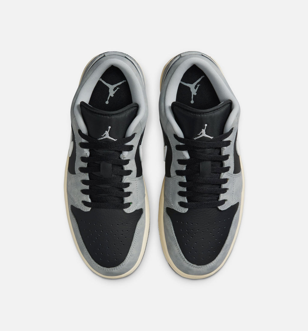Air Jordan 1 Low SE Men's Lifestyle Shoes - Light Smoke Grey / White / Off Noir