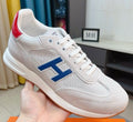 Hermès Blue H Overlay Sneakers