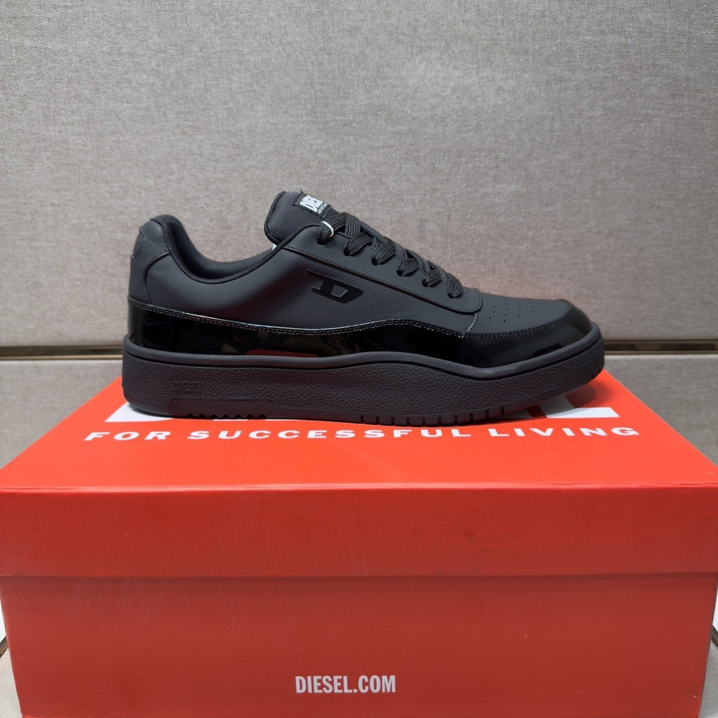 Diesel Men's Black Low-Top Sneakers