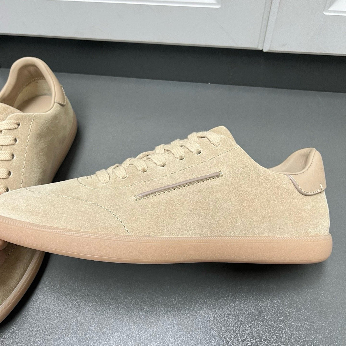 Zegna 232 Suede Low-Top Sneakers