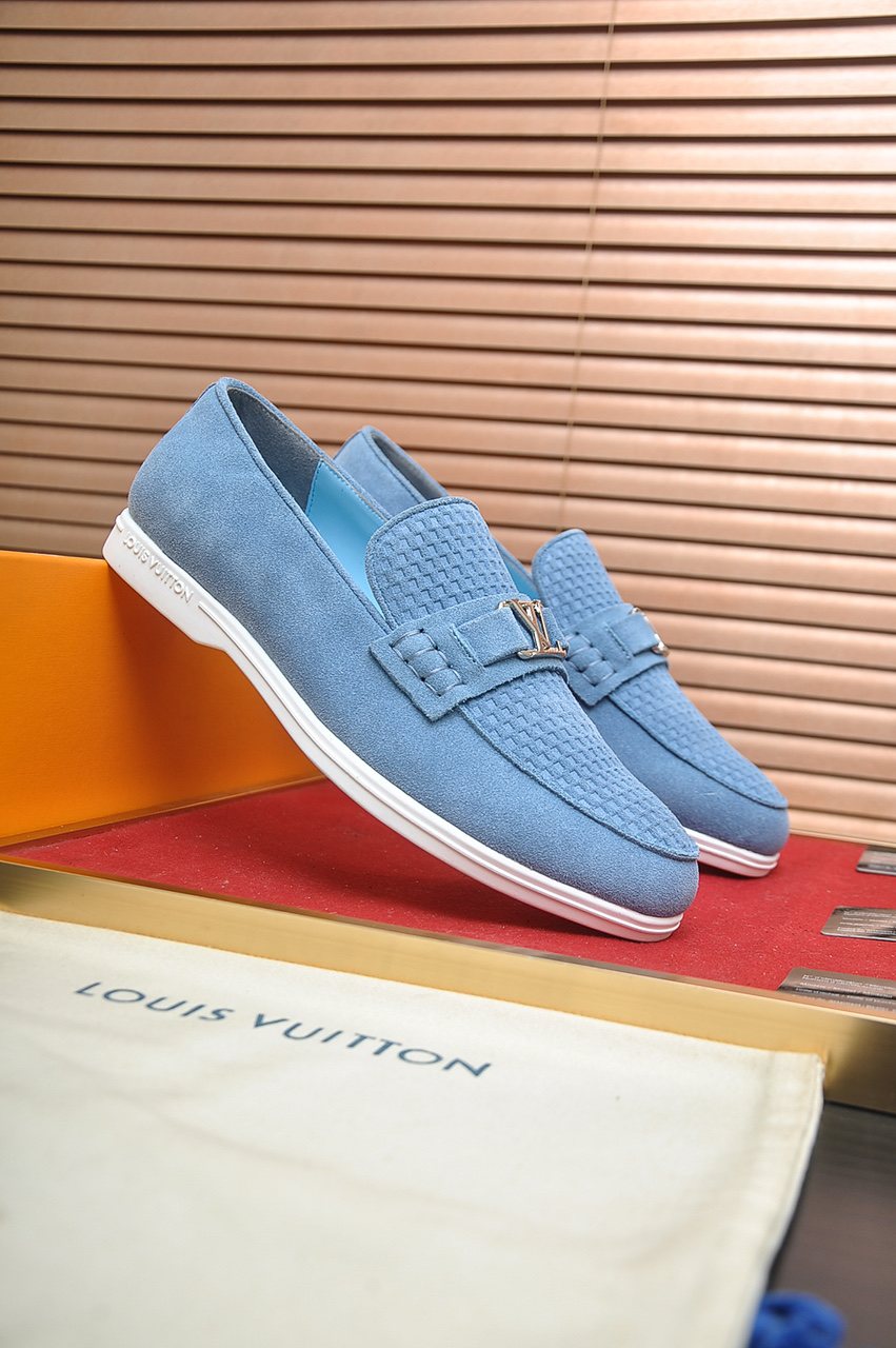 Louis Vuitton Buckle Slip-On Loafers